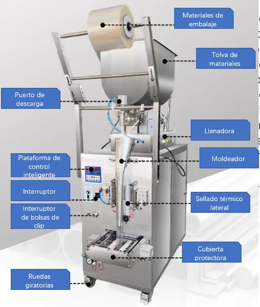 Envasadora vertical automática