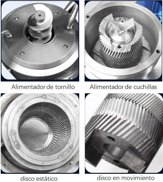 molino coloidal partes